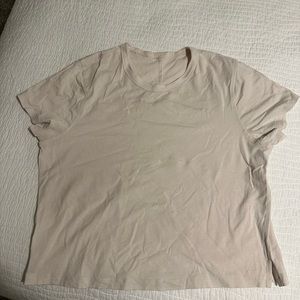 (Lululemon) Classic Fit Tee White Opal